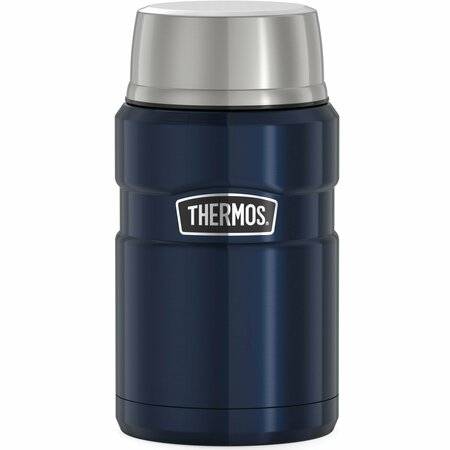 THERMOS 24-Ounce Stainless King Vacuum-Insulated Stainless Food Jar (Midnight Blue) SK3020MDB4